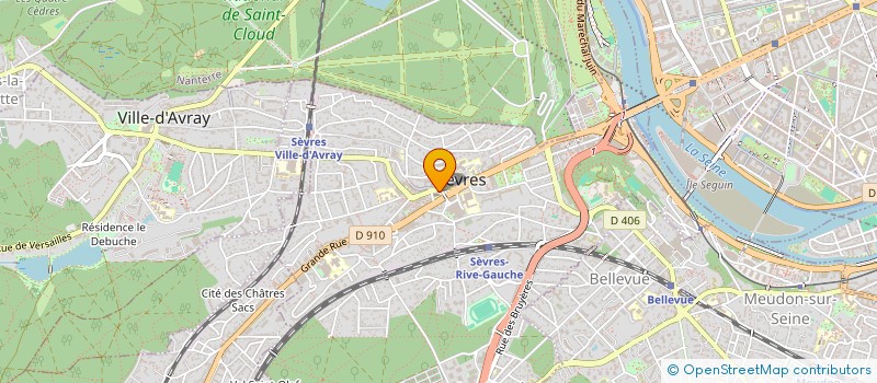 localisation de l'entreprise PAROISSE ST ROMAIN à SEVRES