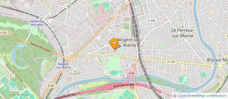 localisation de l'entreprise PAROISSE ST SATURNIN DE NOGENT  NOGENT-SUR-MARNE