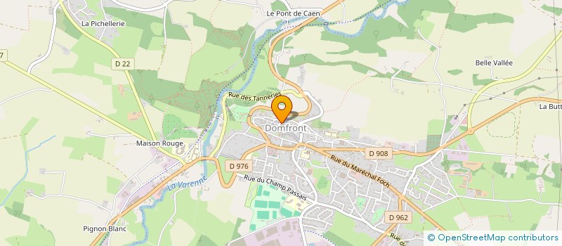 localisation de l'entreprise PAROISSE ST SAUVEUR EN DOMFRONTAIS à DOMFRONT-EN-POIRAIE