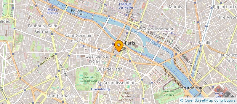 localisation de l'entreprise PAROISSE ST SEVERIN ST NICOLAS  PARIS