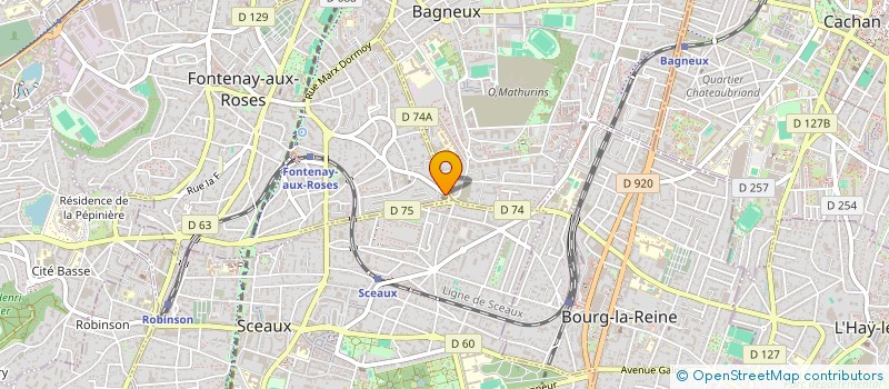 localisation de l'entreprise PAROISSE ST STANISLAS BLAGIS à FONTENAY-AUX-ROSES