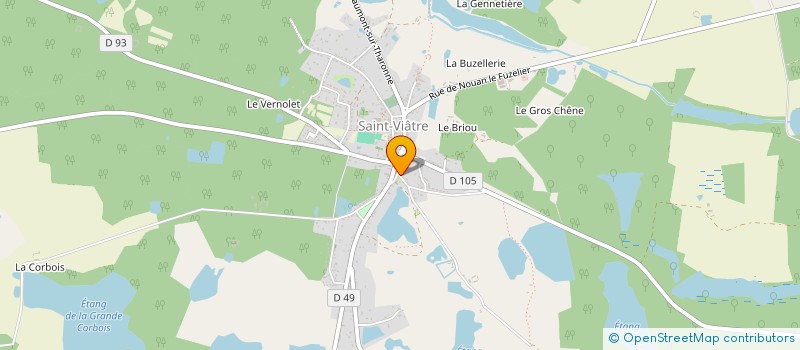 localisation de l'entreprise PAROISSE ST VIATRE  SAINT-VIATRE