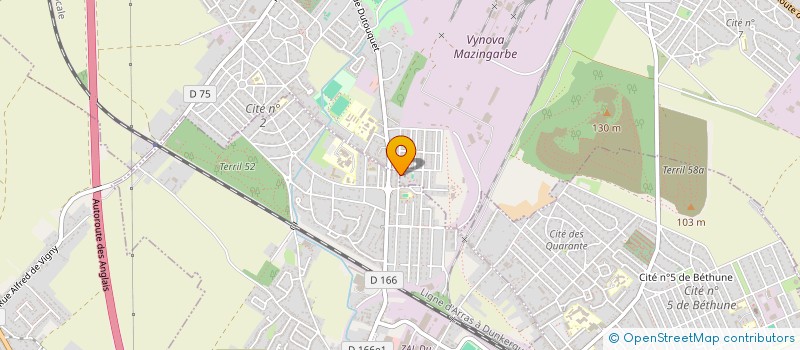 localisation de l'entreprise PAROISSE ST VINCENT DE BULLY EN GOHELLE  MAZINGARBE