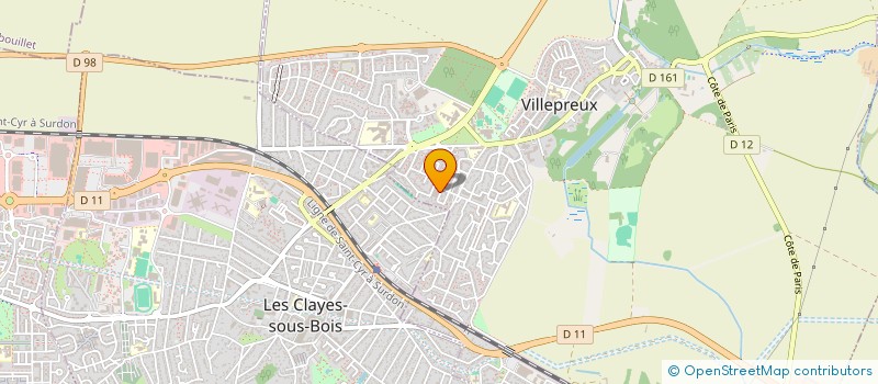 localisation de l'entreprise PAROISSE ST VINCENT DE PAUL 88 à VILLEPREUX