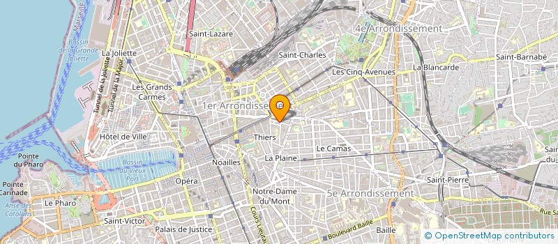 localisation de l'entreprise PAROISSE ST VINCENT PAUL LES REFORMES à MARSEILLE