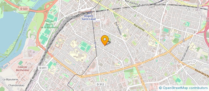 localisation de l'entreprise PAROISSE STE BERNADETTE à ANGERS