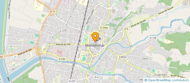 localisation de l'entreprise PAROISSE STE CROIX à MONTELIMAR