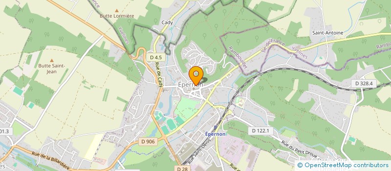 localisation de l'entreprise PAROISSE STE FAMILLE VOISE DROUETTE à EPERNON
