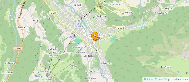 localisation de l'entreprise PAROISSE STE GUERIN EN VALLEE D AULPS  MORZINE