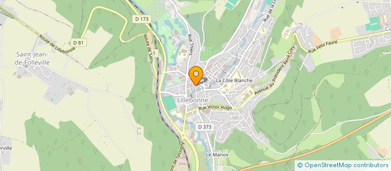 localisation de l'entreprise PAROISSE STE HONORINE DU VAL DE SEINE  LILLEBONNE