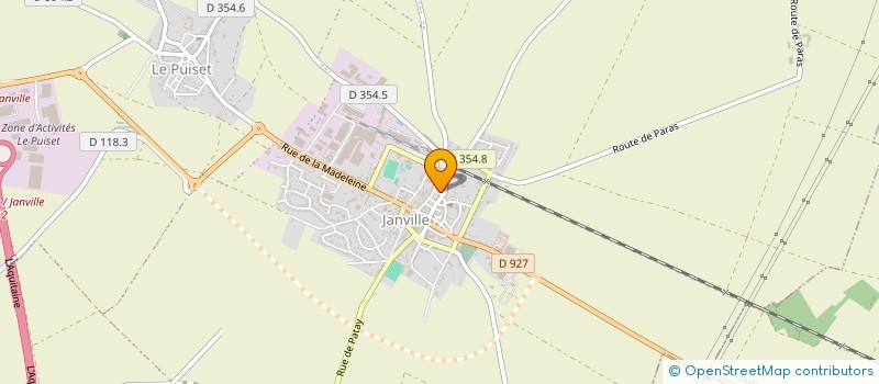 localisation de l'entreprise PAROISSE STE JEANNE D'ARC EN BEAUCE à JANVILLE-EN-BEAUCE