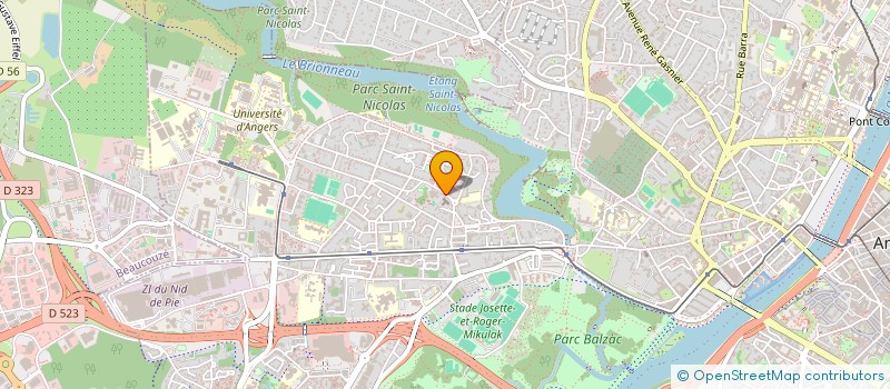 localisation de l'entreprise PAROISSE STE MARIE à ANGERS