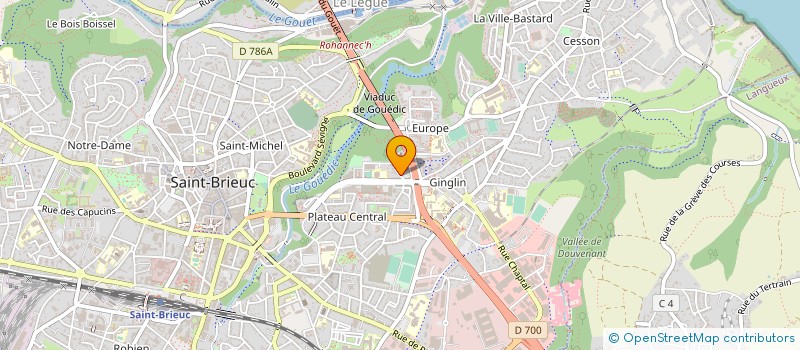 localisation de l'entreprise PAROISSE STE MARIE DES VALLEES à SAINT-BRIEUC