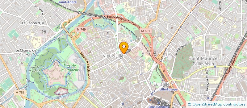 localisation de l'entreprise PAROISSE STE MARIE MADELEINE à LILLE
