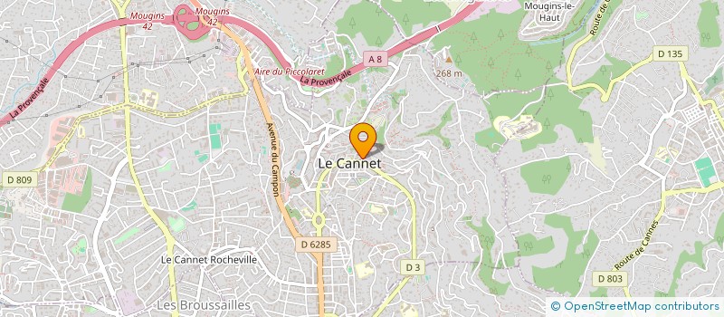 localisation de l'entreprise PAROISSE STE PHILOMENE à LE CANNET