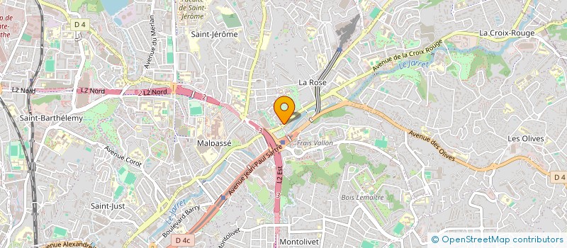 localisation de l'entreprise PAROISSE STE ROSE DE LIMA à MARSEILLE