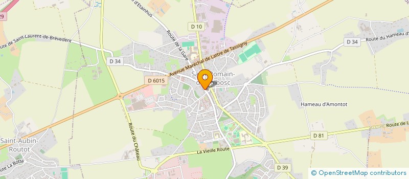 localisation de l'entreprise PAROISSE STE THERESE DES PONTS DE SEINE  SAINT-ROMAIN-DE-COLBOSC