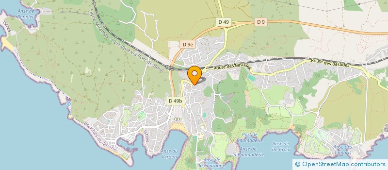 localisation de l'entreprise PAROISSE STJJEAN BAPTISTE  MARTIGUES