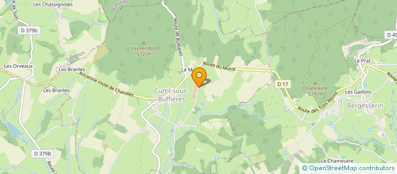 localisation de l'entreprise PAROISSE STS APOTRES EN HAUT CLUNISOIS  MATOUR