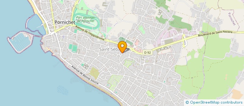 localisation de l'entreprise PAROISSE TRINITE D ESCOUBLAC PORNICHET à PORNICHET