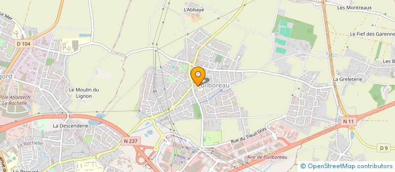 localisation de l'entreprise PAROISSES DE PUILBOREAU ET SAINT XANDRE à PUILBOREAU