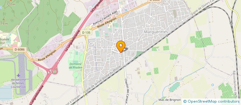 localisation de l'entreprise PAROISSES DU DISTRICT CATHOLIQUE DE MARGUERITTES  MARGUERITTES