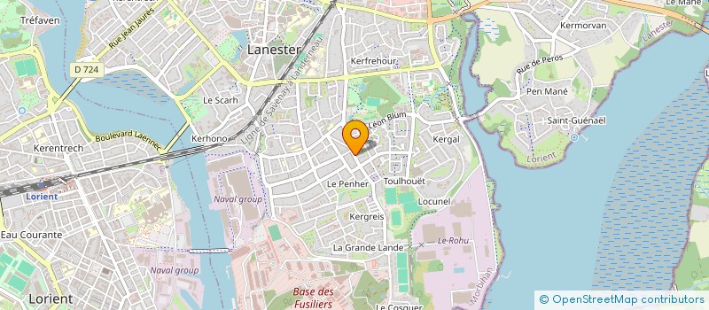 localisation de l'entreprise PAROISSES ST JOSEPH DU PLESSIS- NOTRE DAME DU PONT  LANESTER