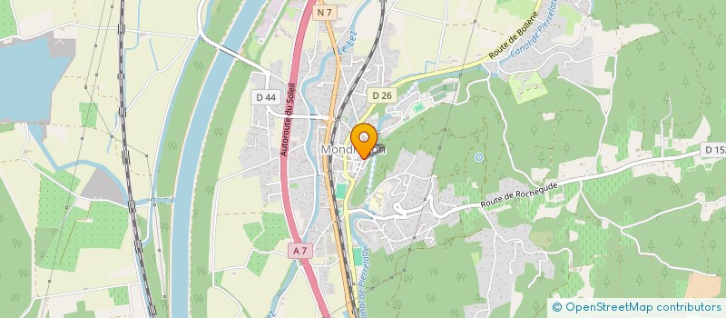 localisation de l'entreprise PAROISSIALE DES OEUVRES NOTRE DAME DES PLANS  MONDRAGON