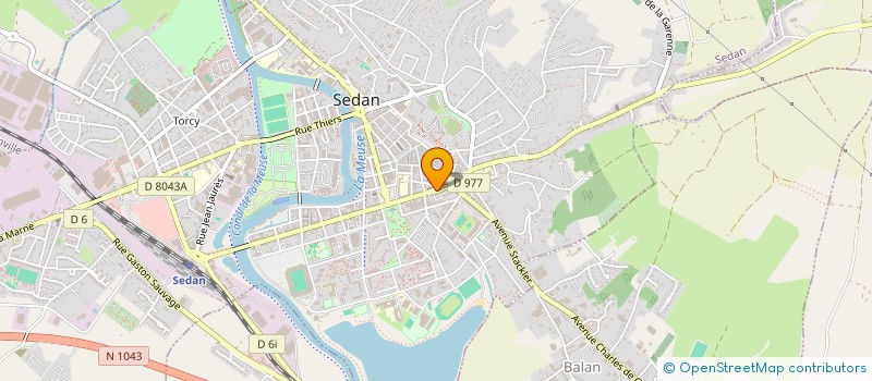 localisation de l'entreprise PAROISSSE SAINT LAURENT  SEDAN