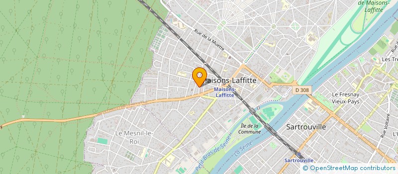 localisation de l'entreprise PAROKA EVENTS à MAISONS-LAFFITTE