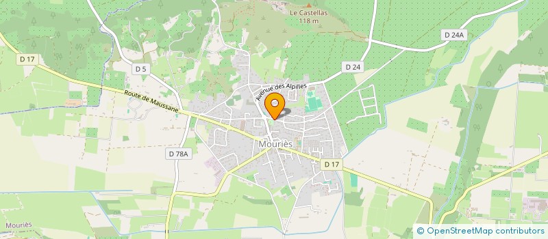 localisation de l'entreprise PAROL  MOURIES