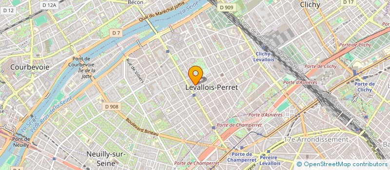 localisation de l'entreprise PAROL CONSEIL à LEVALLOIS-PERRET