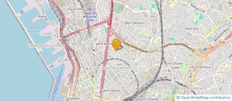 localisation de l'entreprise PAROLA TRANSPORTS à MARSEILLE