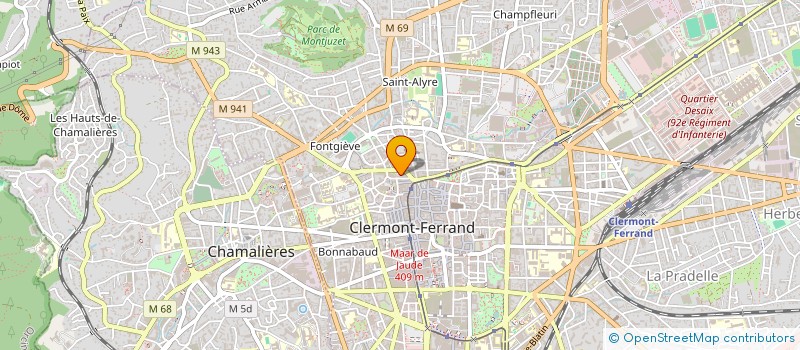 localisation de l'entreprise PAROLE  CLERMONT-FERRAND