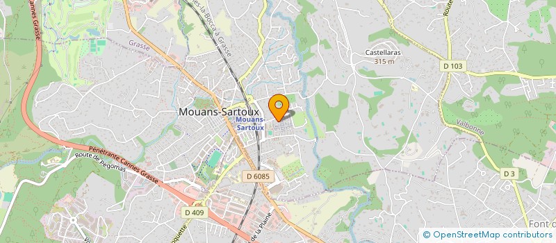 localisation de l'entreprise PAROLE D ARTISTES à MOUANS-SARTOUX