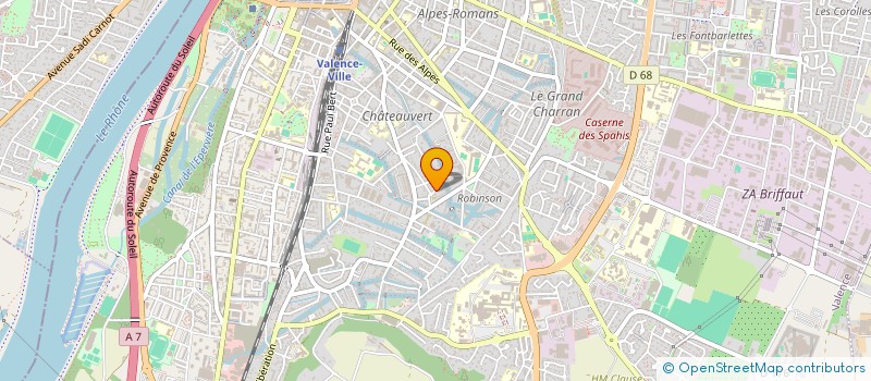 localisation de l'entreprise PAROLE D'EXPERT à VALENCE