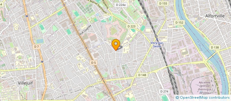 localisation de l'entreprise PAROLE D OBJETS à VITRY-SUR-SEINE