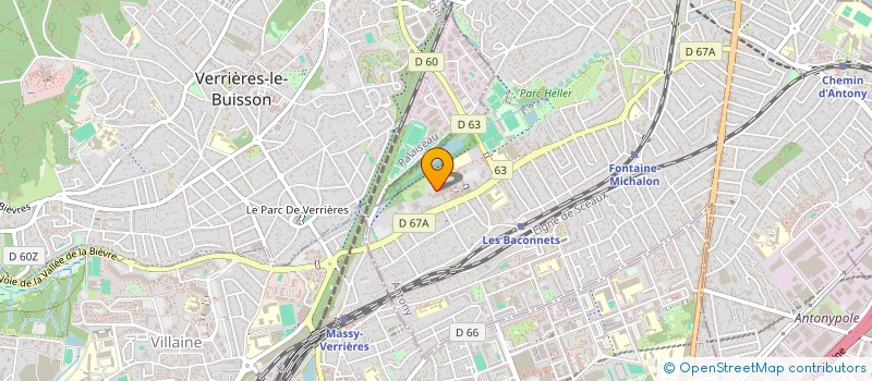 localisation de l'entreprise PAROLE ESPOIR SANTE à ANTONY
