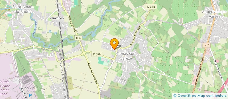 localisation de l'entreprise PAROLE ET GESTE  CLONAS-SUR-VAREZE