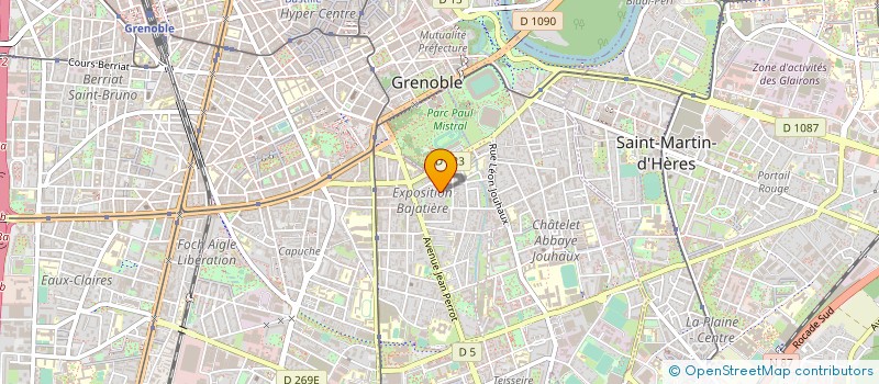 localisation de l'entreprise PAROLE GRAVEE à GRENOBLE