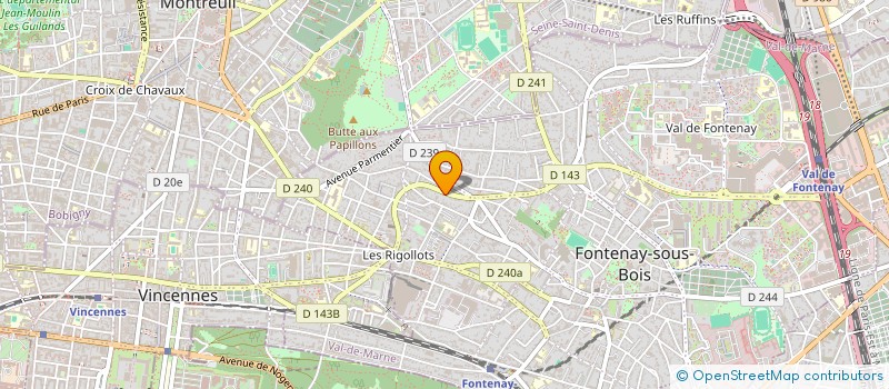 localisation de l'entreprise PAROLE & SAVOIR  FONTENAY-SOUS-BOIS