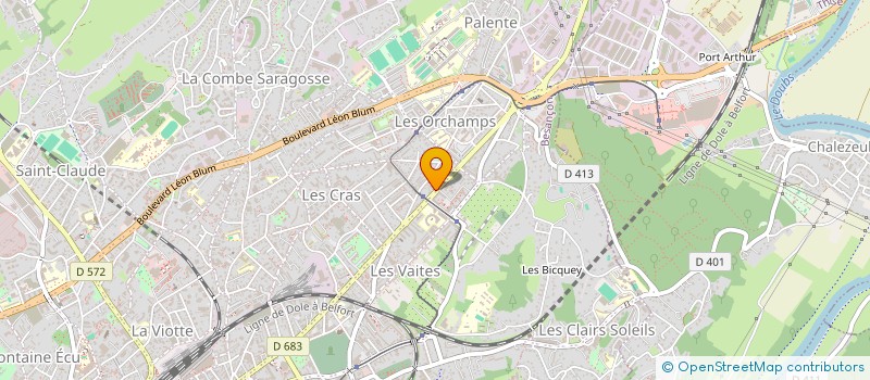 localisation de l'entreprise PAROLE VIVANTE à BESANCON