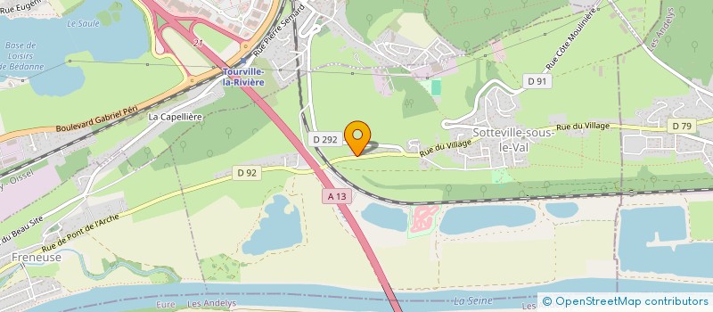 localisation de l'entreprise PAROLE VIVANTE  SOTTEVILLE-SOUS-LE-VAL