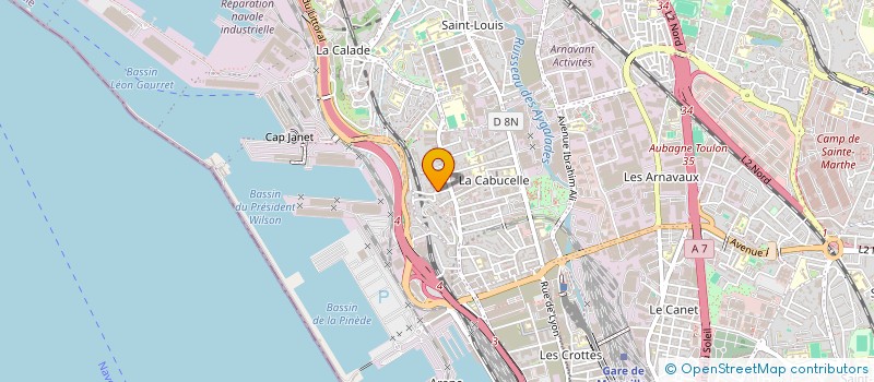 localisation de l'entreprise PAROLES D'AMOUR à MARSEILLE