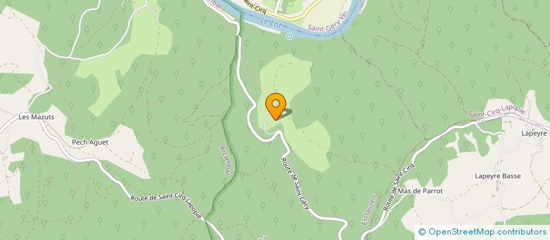 localisation de l'entreprise PAROLES D'ARTISTE  ESCLAUZELS