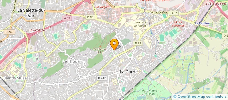 localisation de l'entreprise PAROLES D HOMMES à LA GARDE