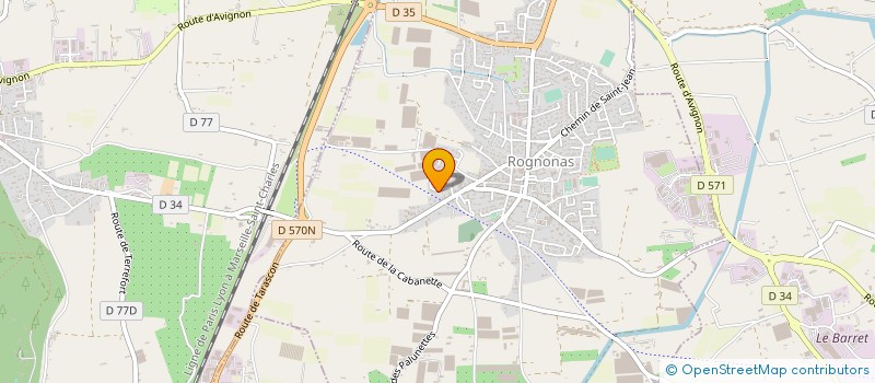 localisation de l'entreprise PAROLES D'OPERA  ROGNONAS