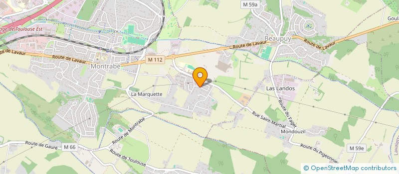 localisation de l'entreprise PAROLES DE CHRONICOEURS  MONTRABE