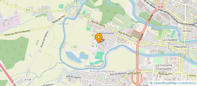 localisation de l'entreprise PAROLES DE FEMMES  CHARLEVILLE-MEZIERES