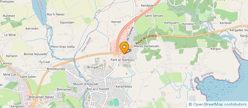 localisation de l'entreprise PAROLES DE PAIN  PONT-L'ABBE